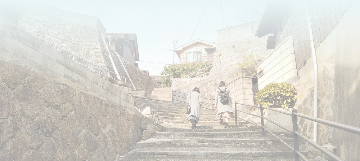 背景階段写真